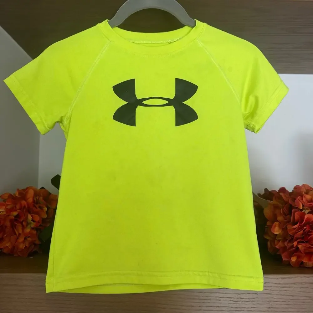 Tee/Button Down Top Bundle: Plaid, Baseball, Under Armour